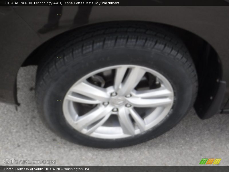 Kona Coffee Metallic / Parchment 2014 Acura RDX Technology AWD