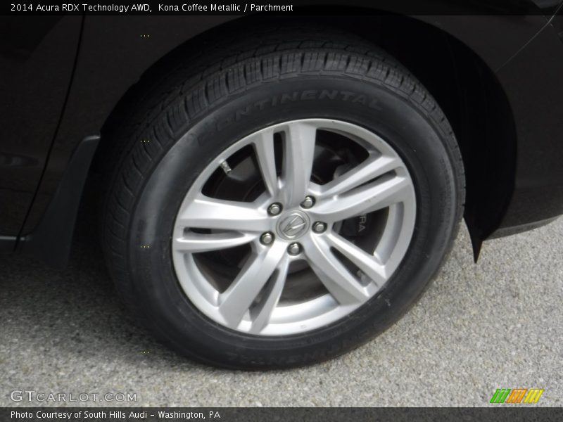 Kona Coffee Metallic / Parchment 2014 Acura RDX Technology AWD