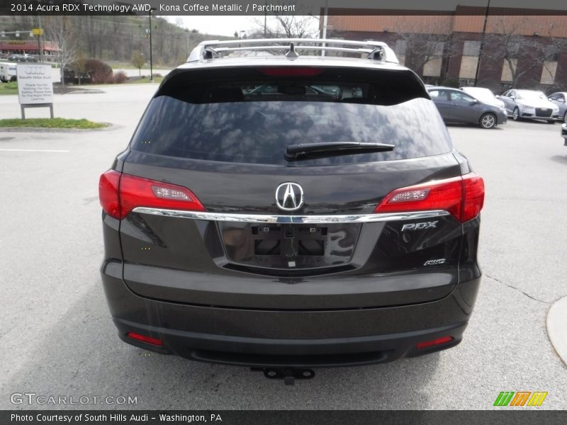 Kona Coffee Metallic / Parchment 2014 Acura RDX Technology AWD