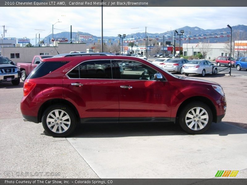 Cardinal Red Metallic / Jet Black/Brownstone 2010 Chevrolet Equinox LTZ AWD