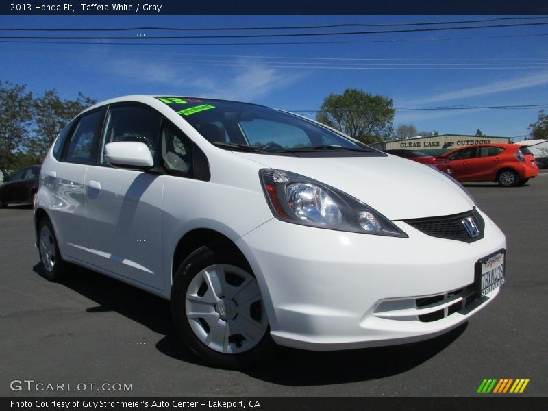 Taffeta White / Gray 2013 Honda Fit