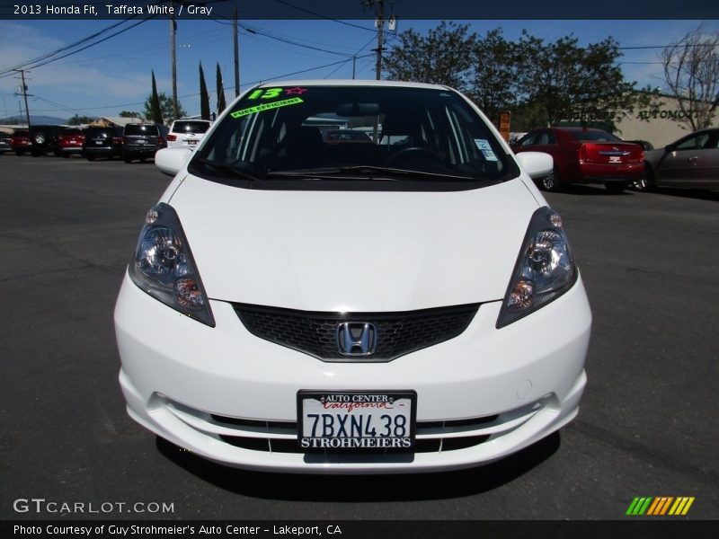 Taffeta White / Gray 2013 Honda Fit