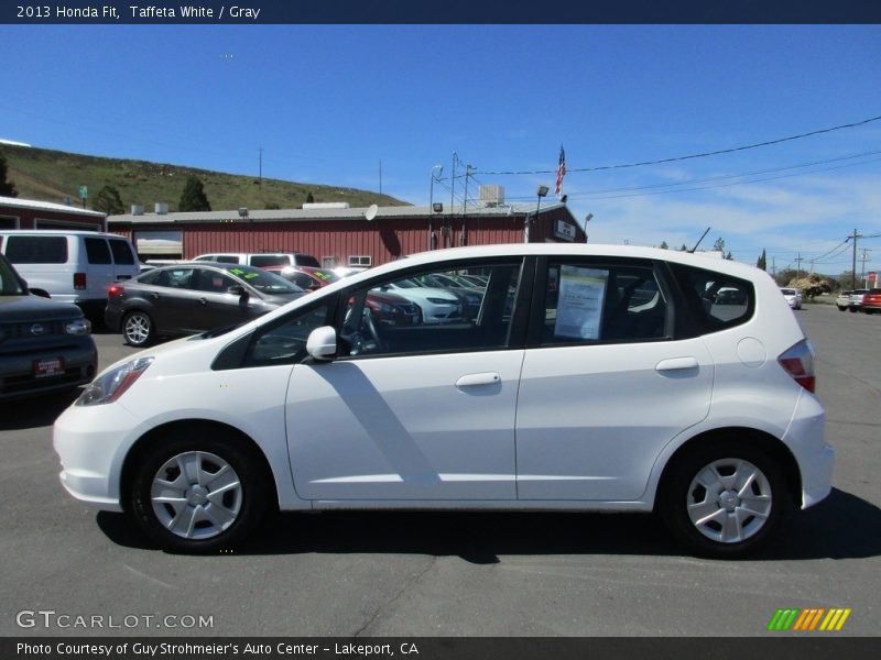 Taffeta White / Gray 2013 Honda Fit