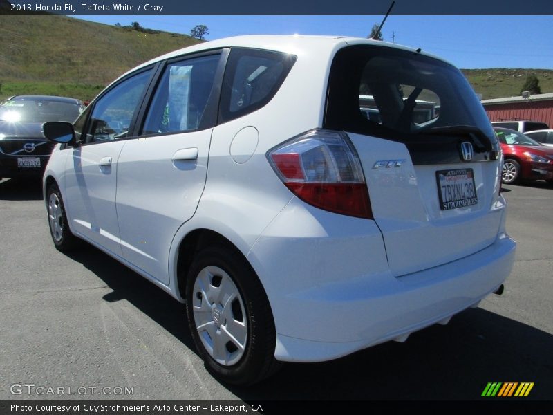 Taffeta White / Gray 2013 Honda Fit