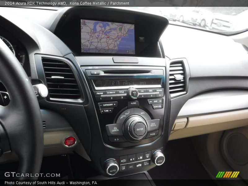 Kona Coffee Metallic / Parchment 2014 Acura RDX Technology AWD
