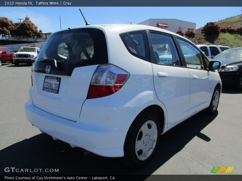 Taffeta White / Gray 2013 Honda Fit