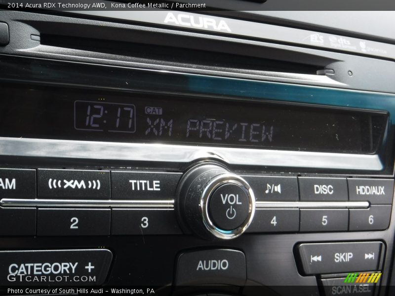 Kona Coffee Metallic / Parchment 2014 Acura RDX Technology AWD