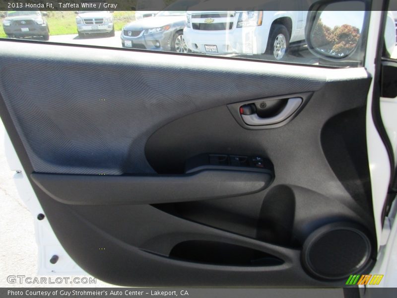 Taffeta White / Gray 2013 Honda Fit