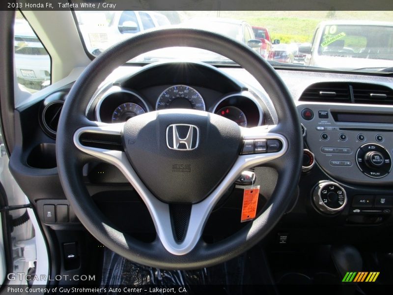 Taffeta White / Gray 2013 Honda Fit