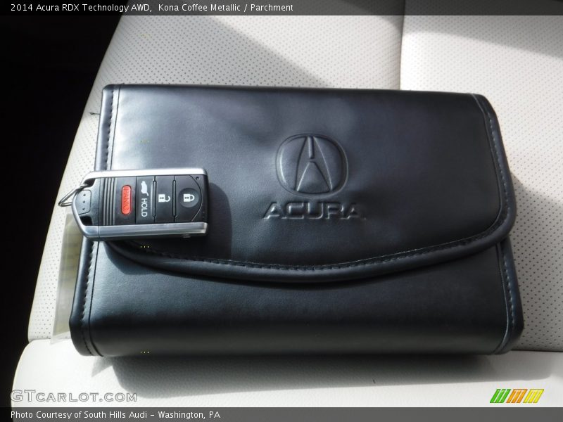 Kona Coffee Metallic / Parchment 2014 Acura RDX Technology AWD