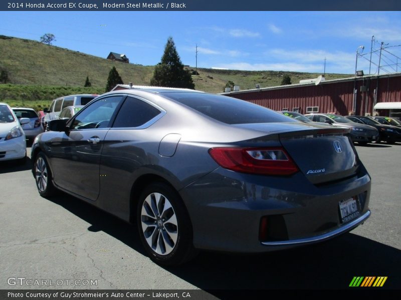 Modern Steel Metallic / Black 2014 Honda Accord EX Coupe