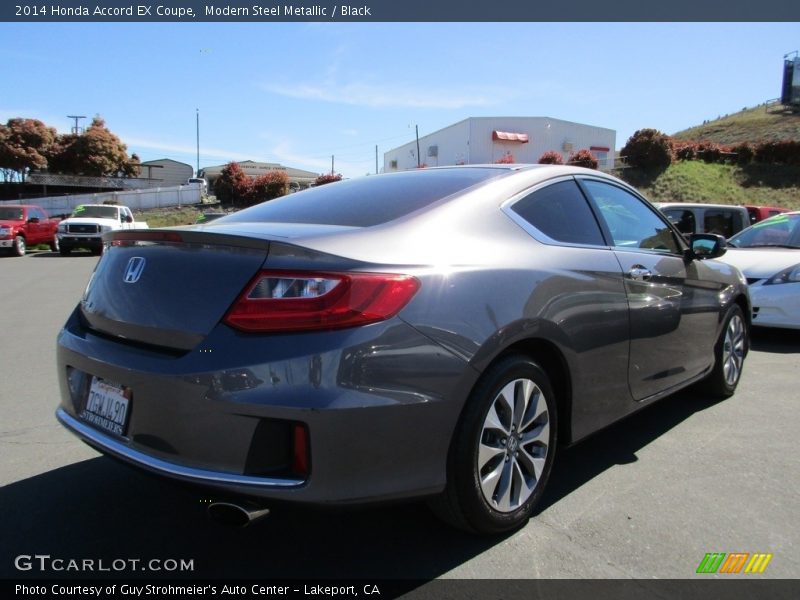 Modern Steel Metallic / Black 2014 Honda Accord EX Coupe