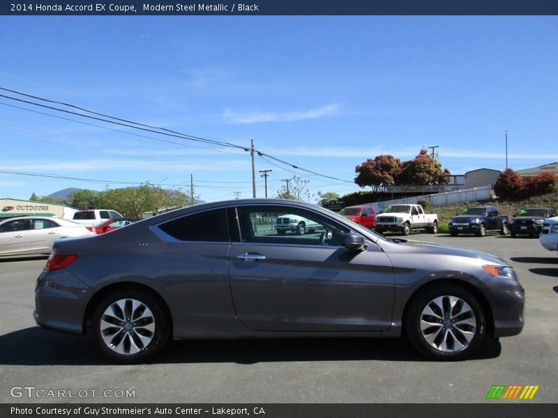 Modern Steel Metallic / Black 2014 Honda Accord EX Coupe