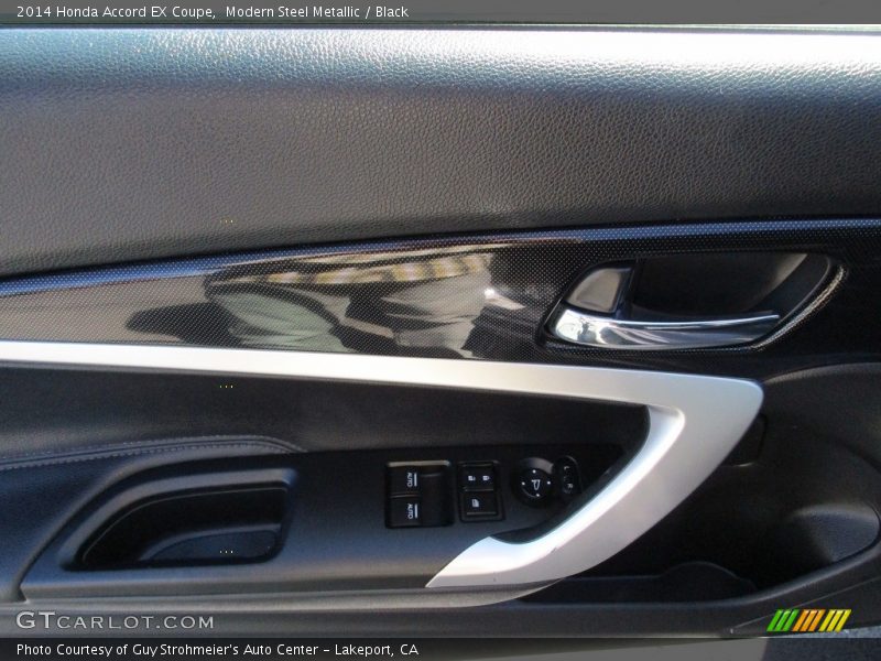 Modern Steel Metallic / Black 2014 Honda Accord EX Coupe