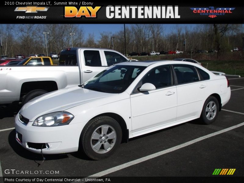 Summit White / Ebony 2010 Chevrolet Impala LT