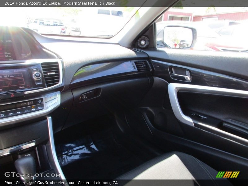 Modern Steel Metallic / Black 2014 Honda Accord EX Coupe