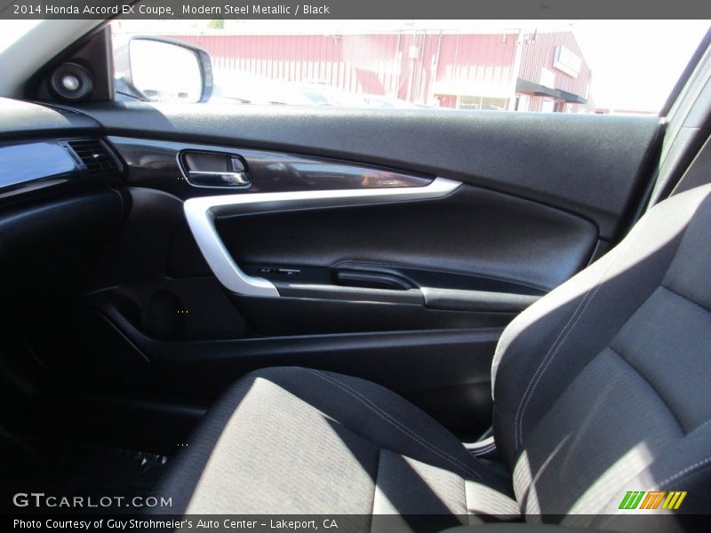 Modern Steel Metallic / Black 2014 Honda Accord EX Coupe