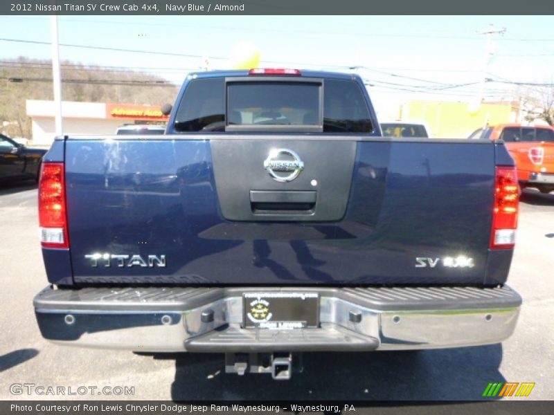 Navy Blue / Almond 2012 Nissan Titan SV Crew Cab 4x4