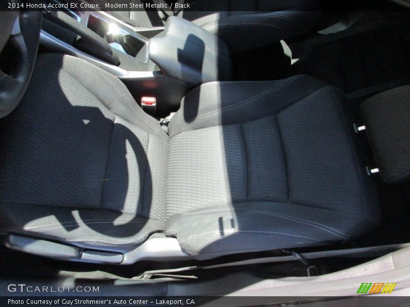 Modern Steel Metallic / Black 2014 Honda Accord EX Coupe