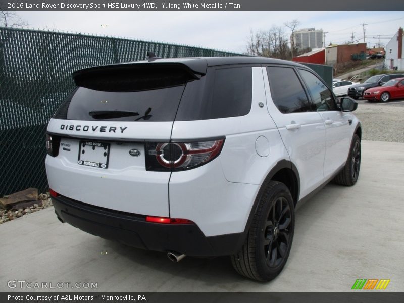 Yulong White Metallic / Tan 2016 Land Rover Discovery Sport HSE Luxury 4WD