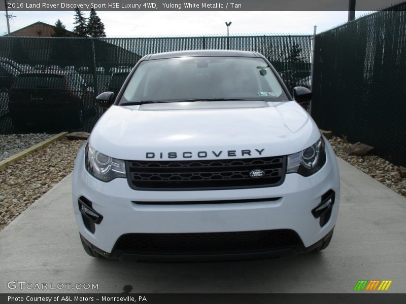 Yulong White Metallic / Tan 2016 Land Rover Discovery Sport HSE Luxury 4WD