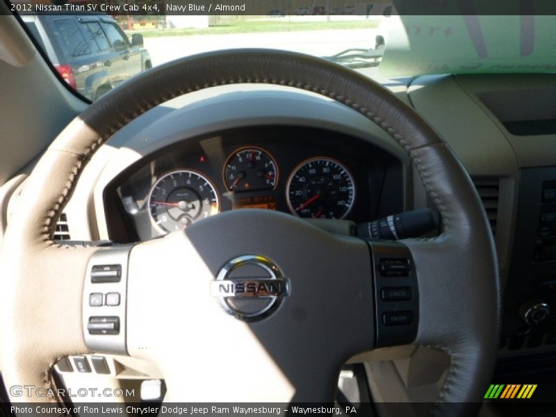 Navy Blue / Almond 2012 Nissan Titan SV Crew Cab 4x4