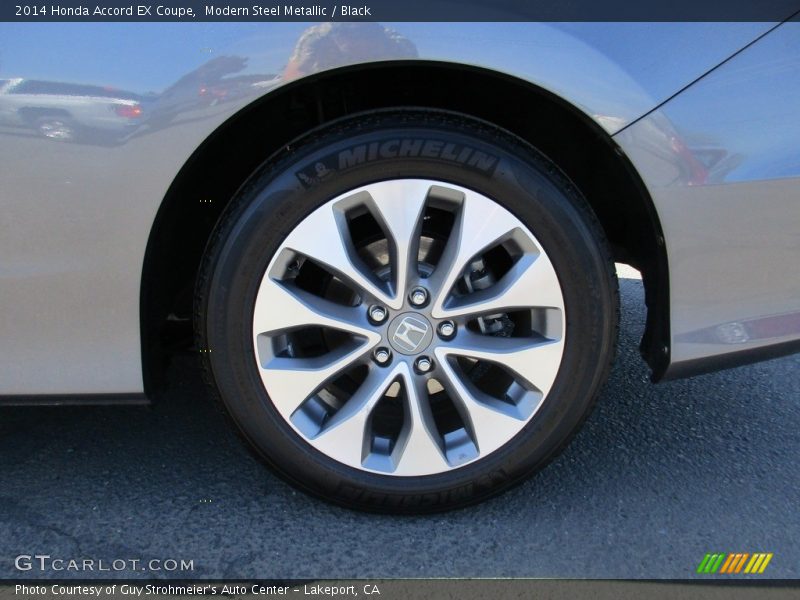 Modern Steel Metallic / Black 2014 Honda Accord EX Coupe
