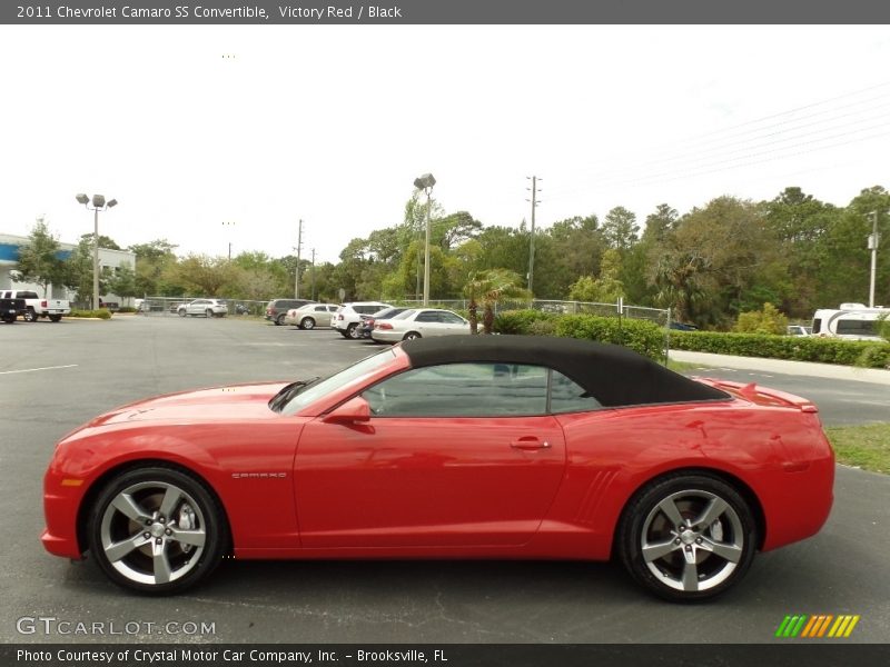 Victory Red / Black 2011 Chevrolet Camaro SS Convertible