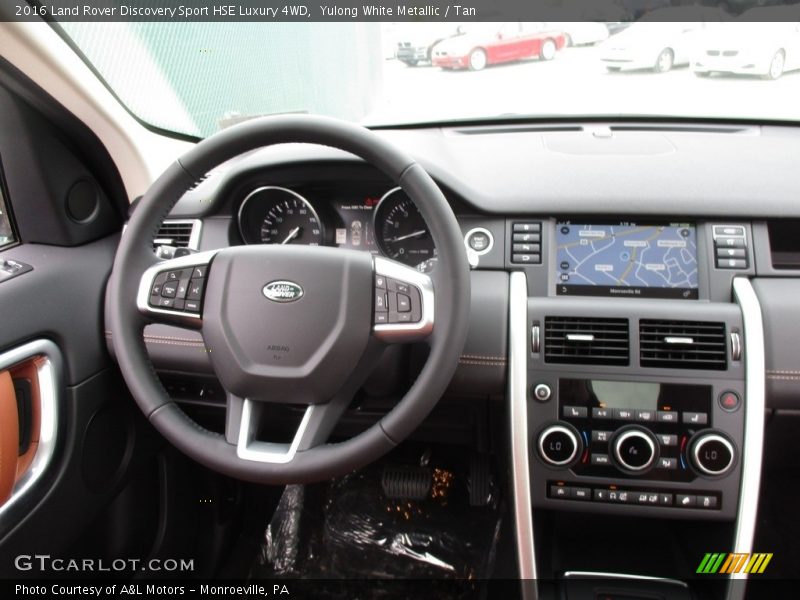 Yulong White Metallic / Tan 2016 Land Rover Discovery Sport HSE Luxury 4WD