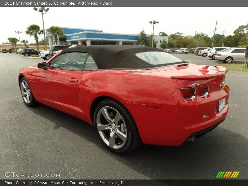 Victory Red / Black 2011 Chevrolet Camaro SS Convertible