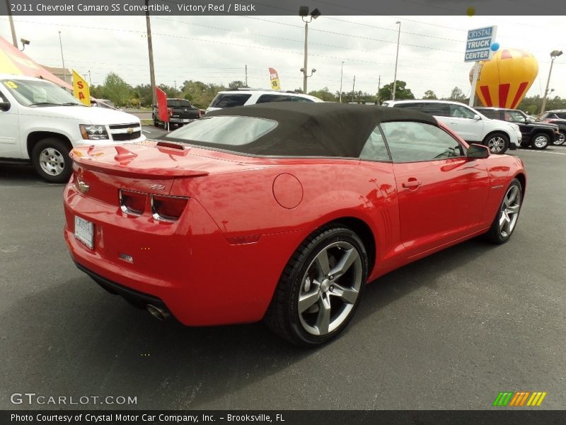 Victory Red / Black 2011 Chevrolet Camaro SS Convertible