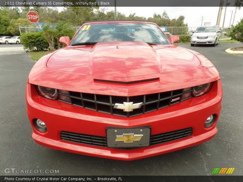 Victory Red / Black 2011 Chevrolet Camaro SS Convertible