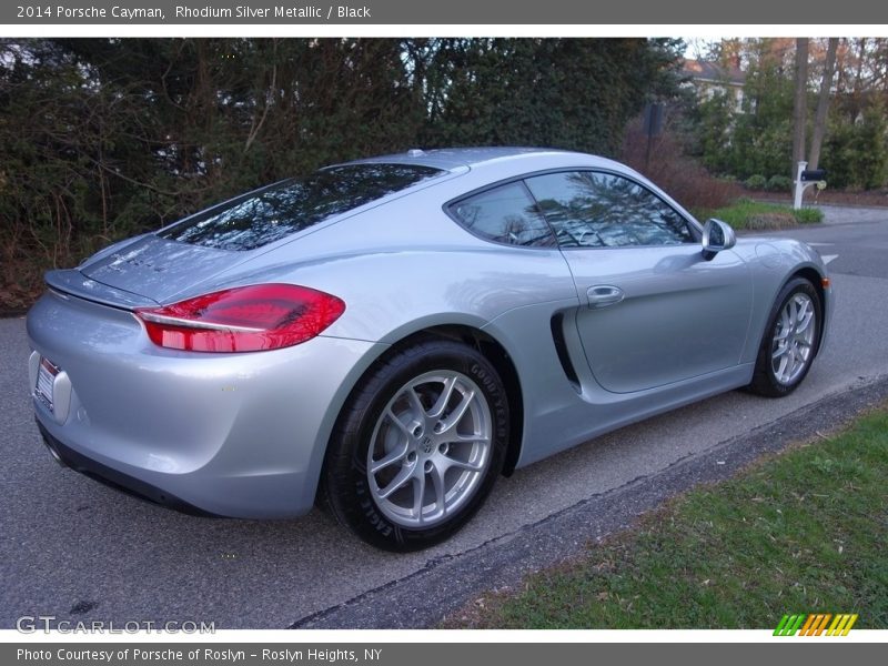 Rhodium Silver Metallic / Black 2014 Porsche Cayman