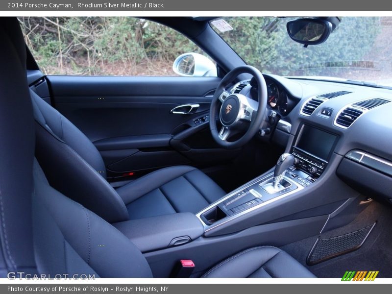 Rhodium Silver Metallic / Black 2014 Porsche Cayman
