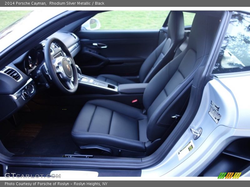 Rhodium Silver Metallic / Black 2014 Porsche Cayman
