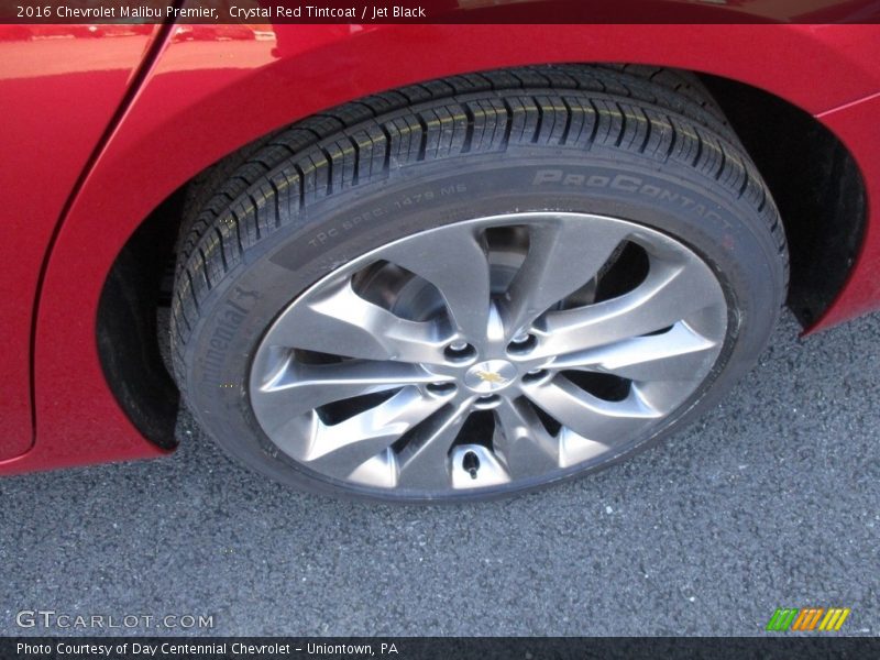 Crystal Red Tintcoat / Jet Black 2016 Chevrolet Malibu Premier