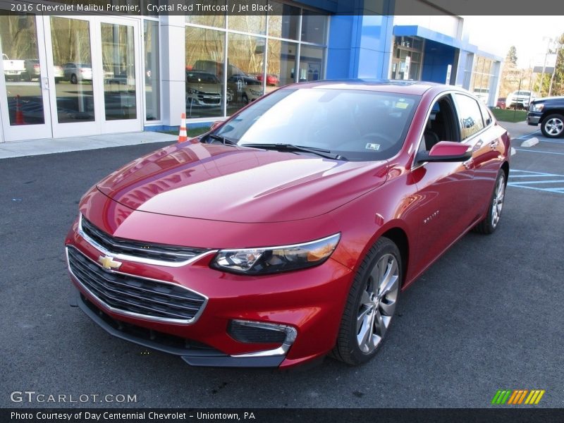 Crystal Red Tintcoat / Jet Black 2016 Chevrolet Malibu Premier