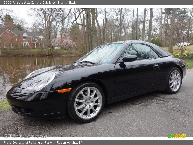 Black / Black 2000 Porsche 911 Carrera Cabriolet