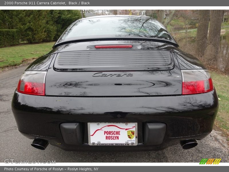 Black / Black 2000 Porsche 911 Carrera Cabriolet