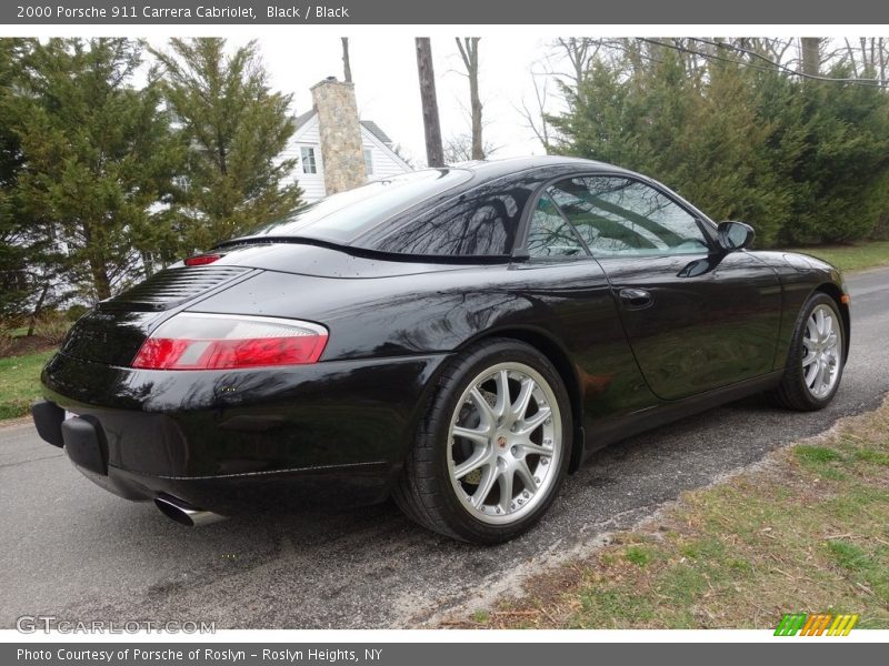 Black / Black 2000 Porsche 911 Carrera Cabriolet