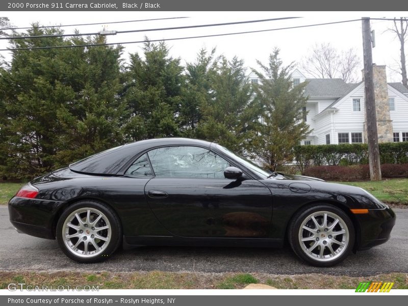 Black / Black 2000 Porsche 911 Carrera Cabriolet