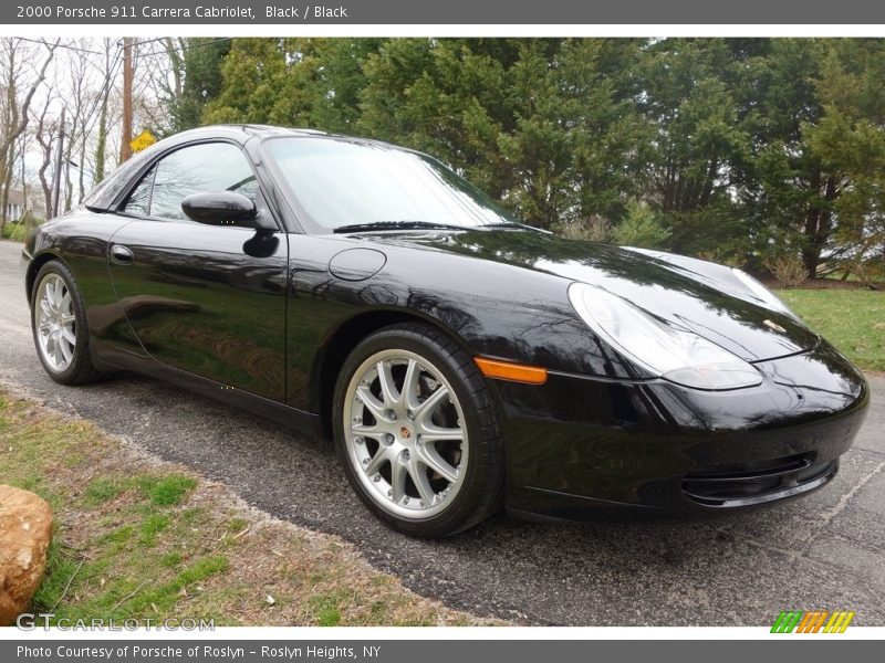 Black / Black 2000 Porsche 911 Carrera Cabriolet