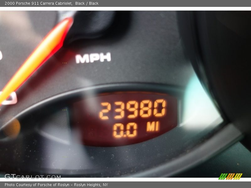 Black / Black 2000 Porsche 911 Carrera Cabriolet