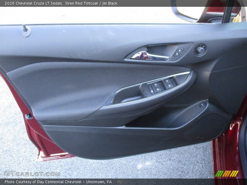 Siren Red Tintcoat / Jet Black 2016 Chevrolet Cruze LT Sedan
