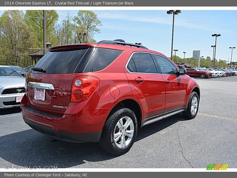 Crystal Red Tintcoat / Light Titanium/Jet Black 2014 Chevrolet Equinox LT