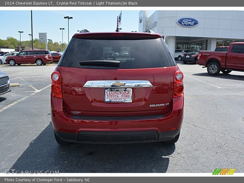 Crystal Red Tintcoat / Light Titanium/Jet Black 2014 Chevrolet Equinox LT