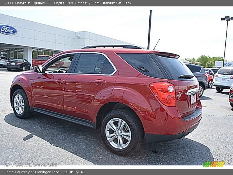 Crystal Red Tintcoat / Light Titanium/Jet Black 2014 Chevrolet Equinox LT