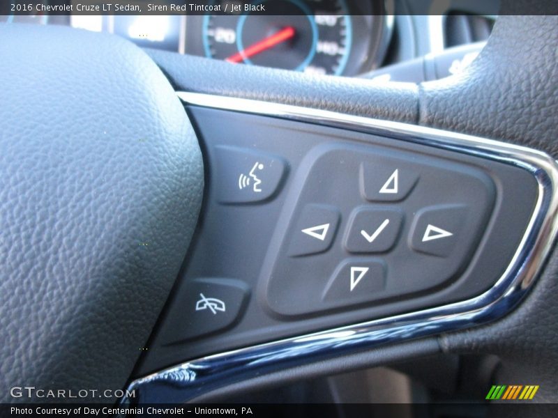 Siren Red Tintcoat / Jet Black 2016 Chevrolet Cruze LT Sedan