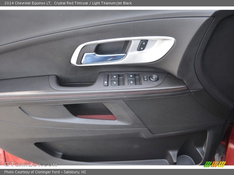 Crystal Red Tintcoat / Light Titanium/Jet Black 2014 Chevrolet Equinox LT
