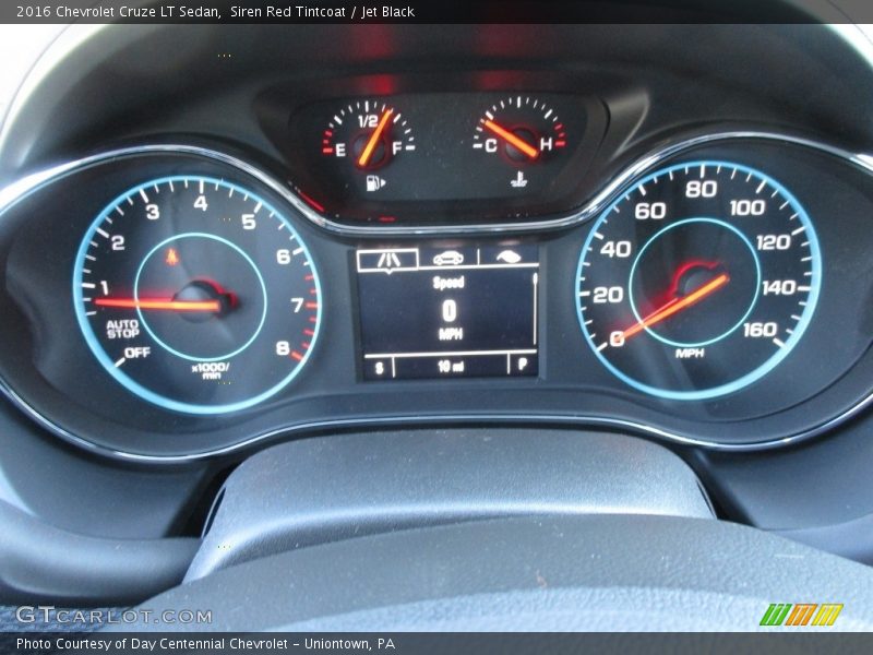 Siren Red Tintcoat / Jet Black 2016 Chevrolet Cruze LT Sedan